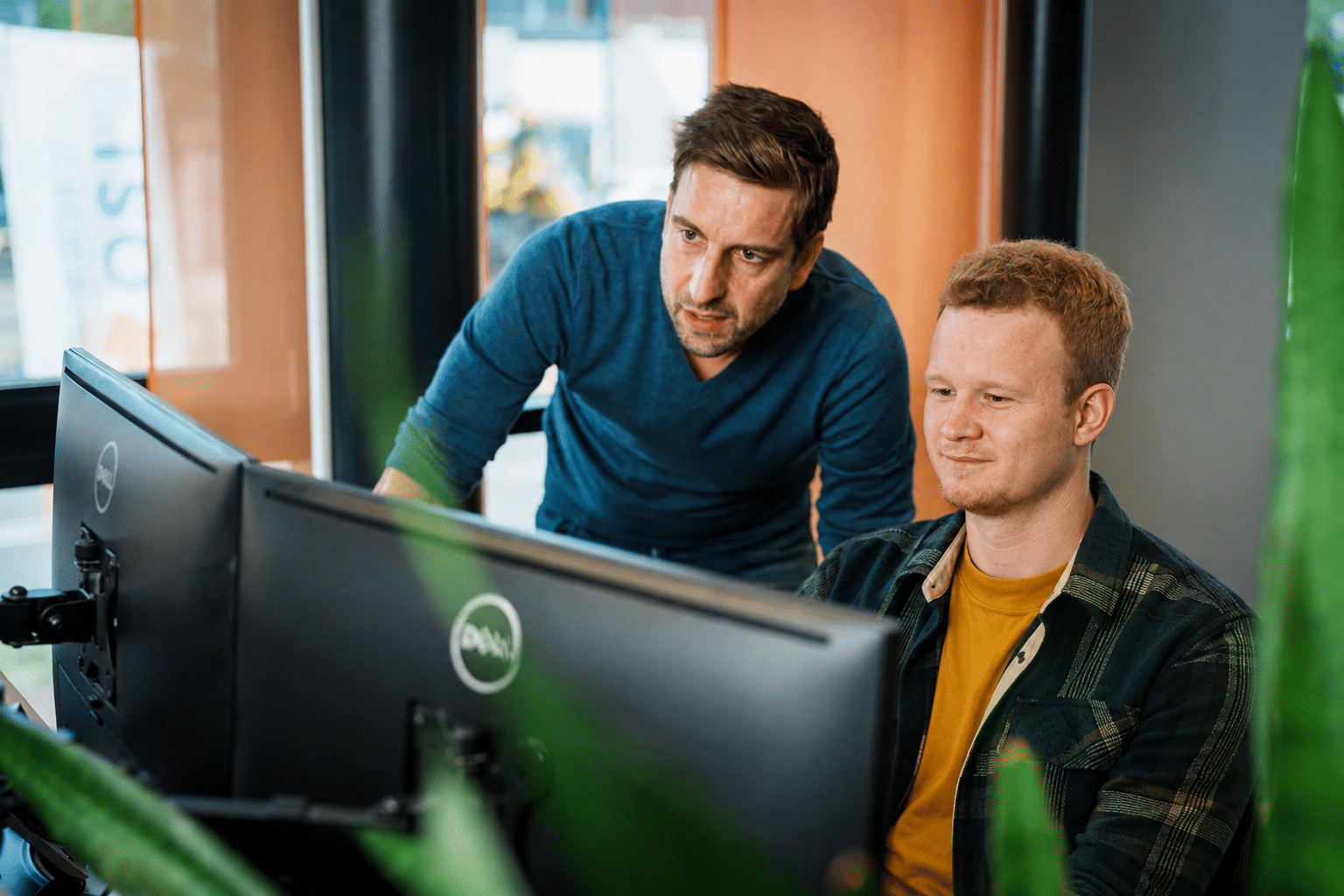 Doelbewust online marketing - Vincent en Nissrine in overleg 3